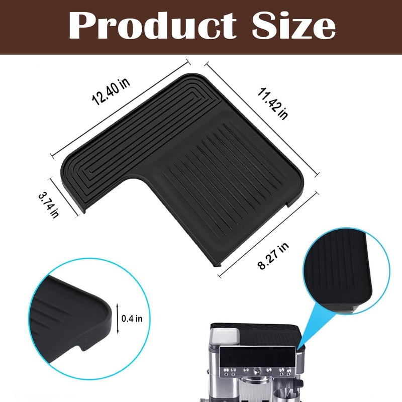 ZJSTRO Top Mat for Ninja Luxe Espresso Coffee Machine ES601 & ES701,Waterproof Non-Slip Protect Surface Food Grade Coffee Top Mat for Ninja luxe Cafe Accessories - Image 2